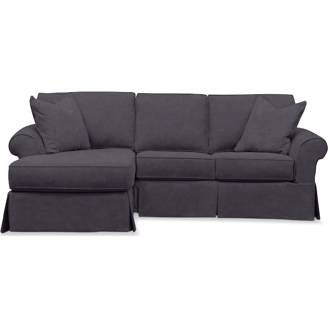 Living Room Furniture - Sawyer 2-Piece Slipcover Sectional with Loveseat and Chaise