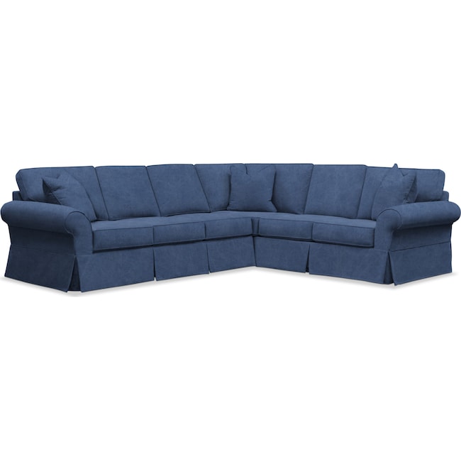 Sawyer 2 Piece Slipcover Sectional With Sofa