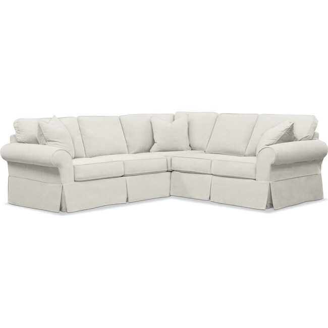 Living Room Furniture - Sawyer 2-Piece Small Slipcover Sectional