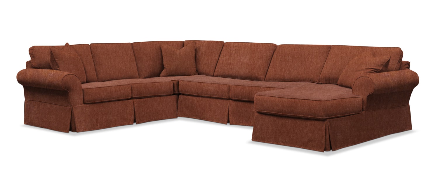 Sawyer 3-Piece Slipcover Sectional with Chaise | Value ...