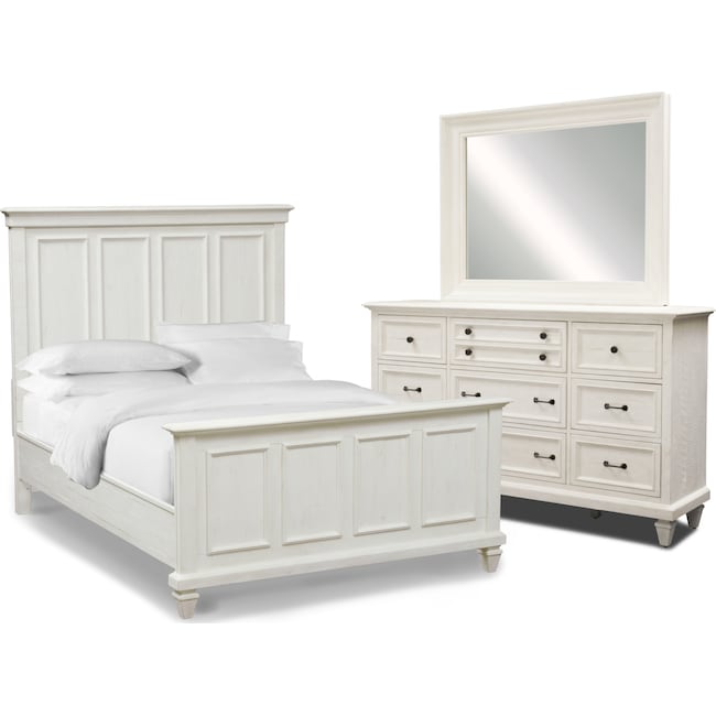 Harrison 5 Piece Bedroom Set With Dresser And Mirror