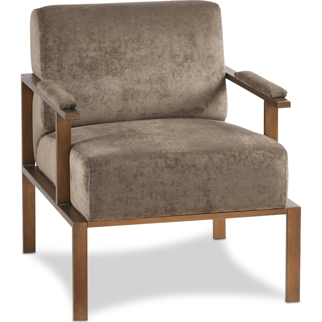 Accent and Occasional Furniture - Athens Accent Chair - Gray