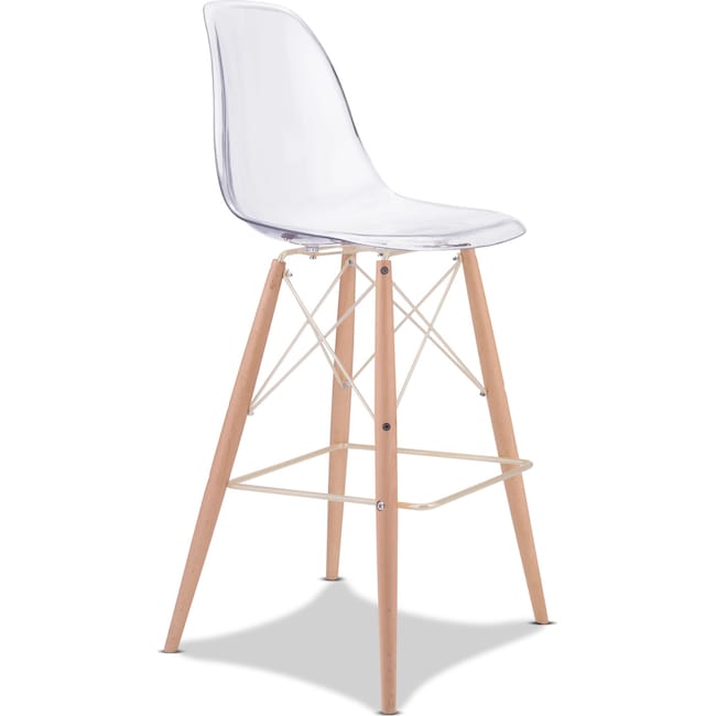 Accent and Occasional Furniture - Alma Bar Stool - Clear