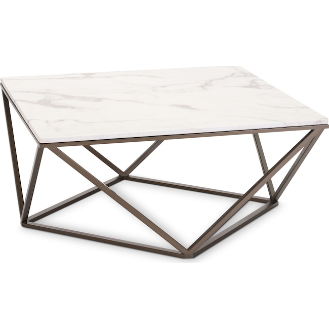 Accent and Occasional Furniture - Emma Coffee Table - Stone