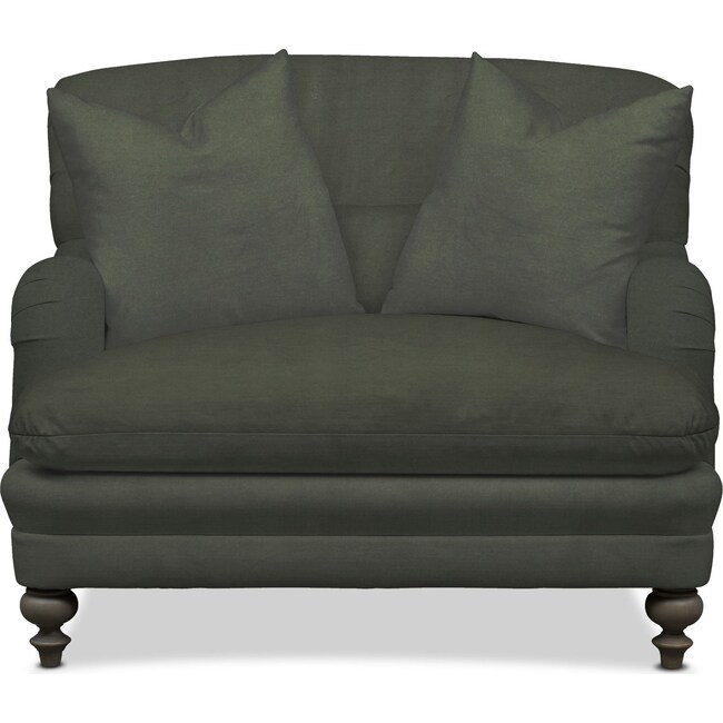 Living Room Furniture - Winnie Chair and a Half - Olive