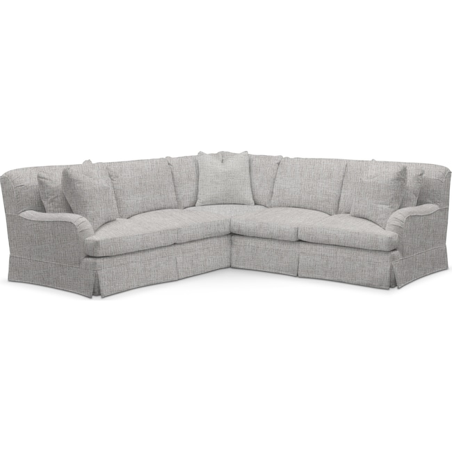 Living Room Furniture - Campbell 2-Piece Sectional with Right-Facing Loveseat