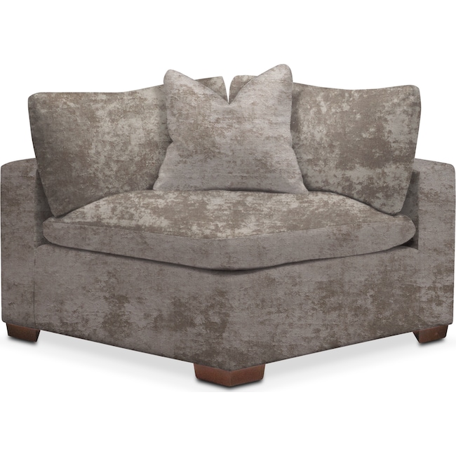 Living Room Furniture - Plush Corner Chair