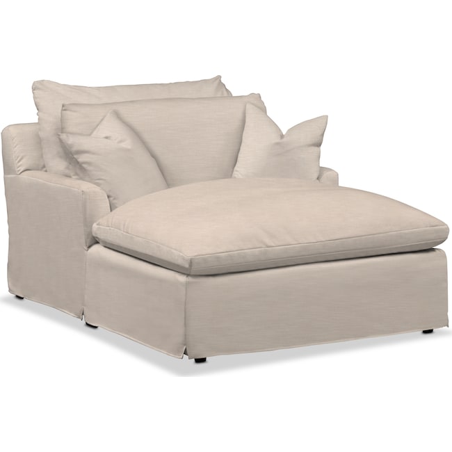 Living Room Furniture - Plush Chaise