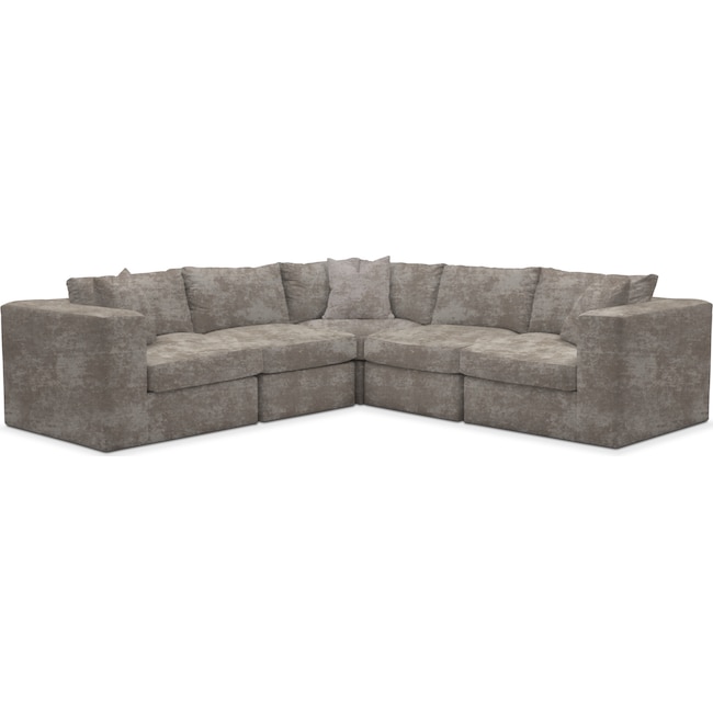 Living Room Furniture - Collin 5-Piece Sectional