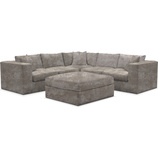 Living Room Furniture - Collin 6-Piece Sectional