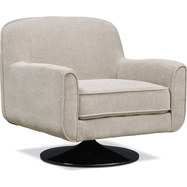 Living Room Furniture - Allyn Swivel Chair