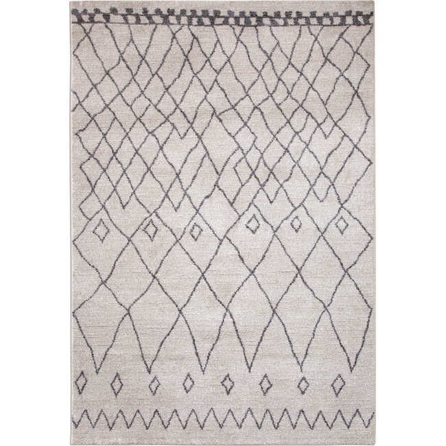 Rugs - Nepal Area Rug - Ivory/Gray