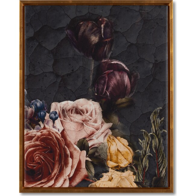baroque floral wall art