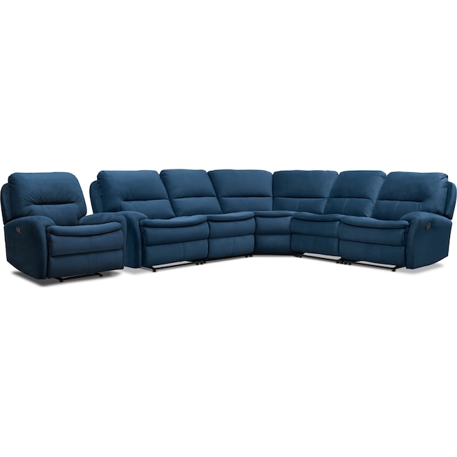 Cruiser 5 Piece iManuali iRecliningi Sectional and iReclineri 