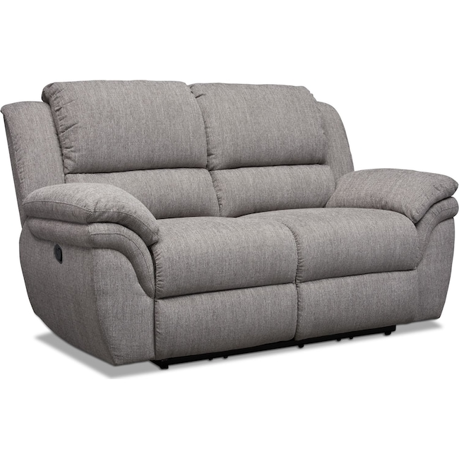 Living Room Furniture - Aldo Manual Reclining Loveseat