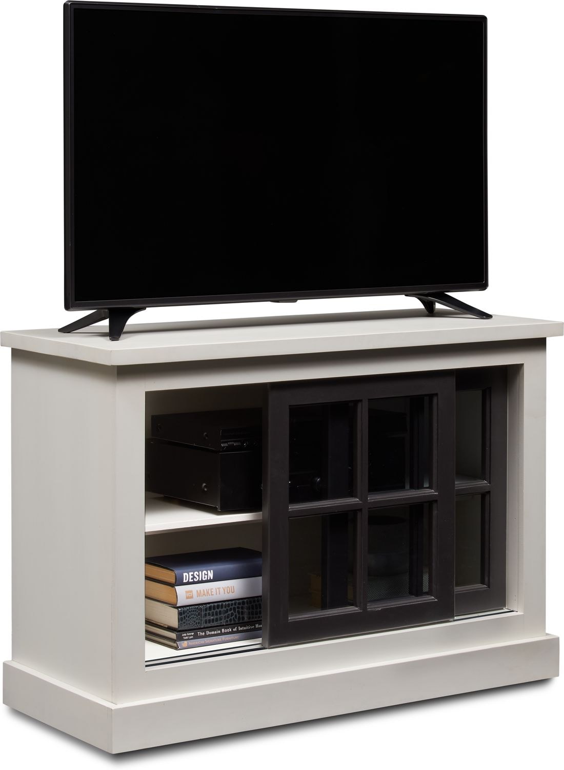 Providence 40" TV Stand - White | Value City Furniture and ...