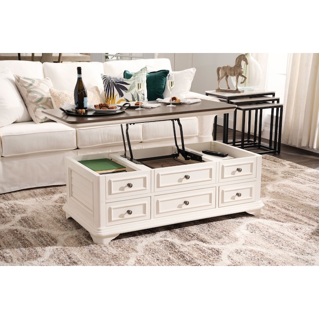 Charleston Lift Top Coffee Table Value City Furniture And Mattresses