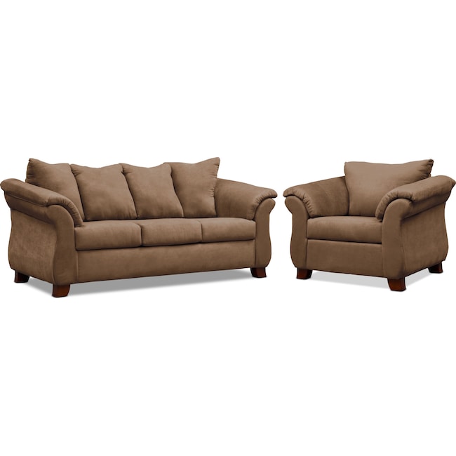 Living Room Furniture - Adrian Sofa and Chair Set