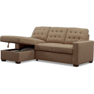 Sleeper Sofas Futons Living Room Seating Value City Tap To Change Chatman 2 Piece Sleeper Sectional With Chaise