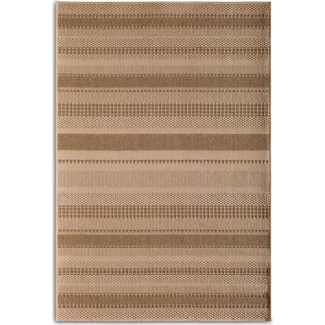 Outdoor Furniture - Stripe Indoor/Outdoor Rug - Natural