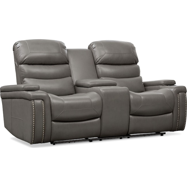 Living Room Furniture - Jackson Triple-Power Reclining Loveseat
