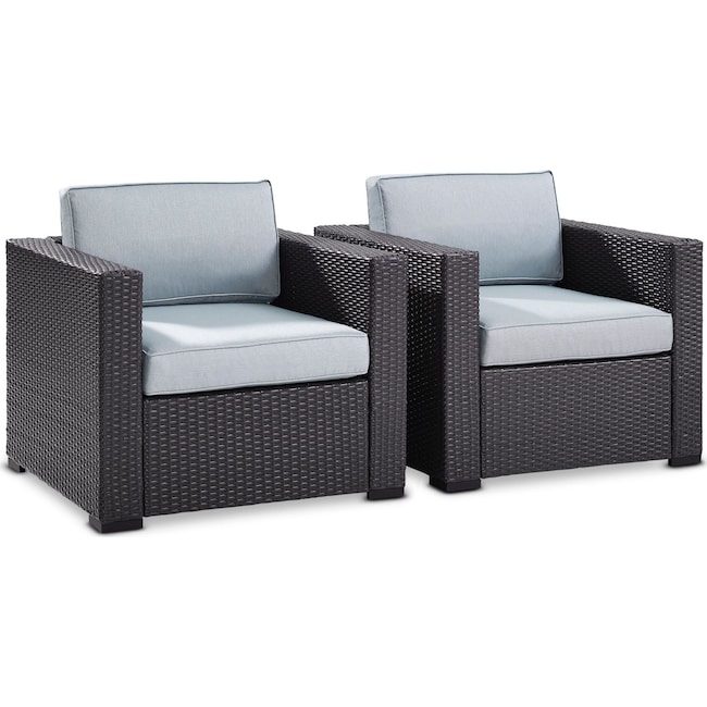 Outdoor Furniture - Isla Set of 2 Outdoor Chairs
