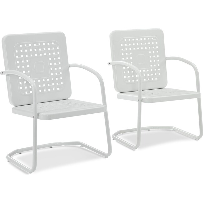 Outdoor Furniture - Preston Set of 2 Outdoor Chairs