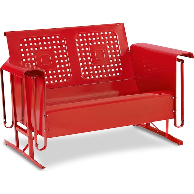 Outdoor Furniture - Preston Outdoor Loveseat Glider