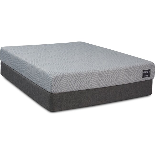 Mattresses and Bedding - Dream-In-A-Box Plus Firm Queen Mattress and Low-Profile Foundation