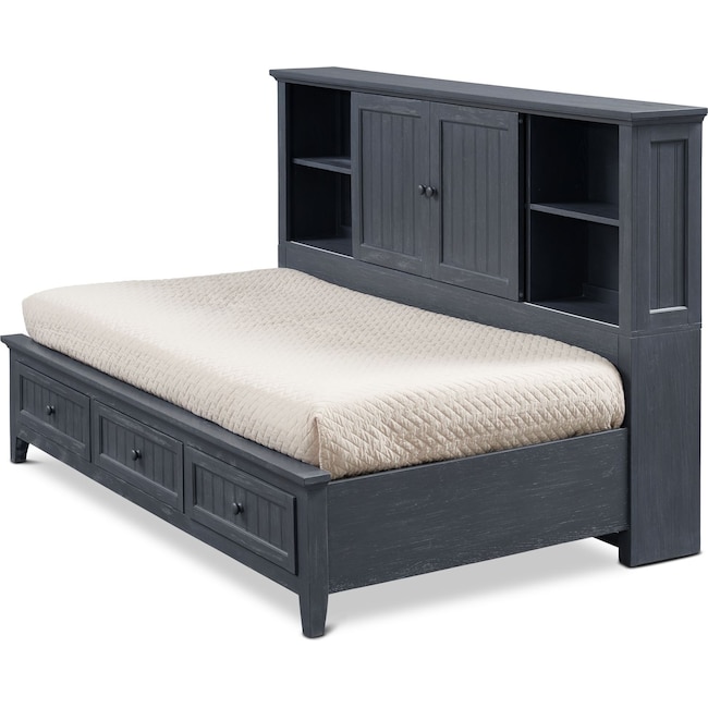 Kids Furniture - Sidney Twin Lounge Bed - Navy
