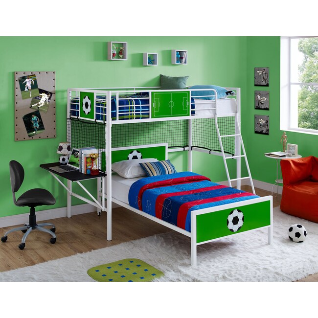 Kids Furniture - Goalkeeper Loft Bed