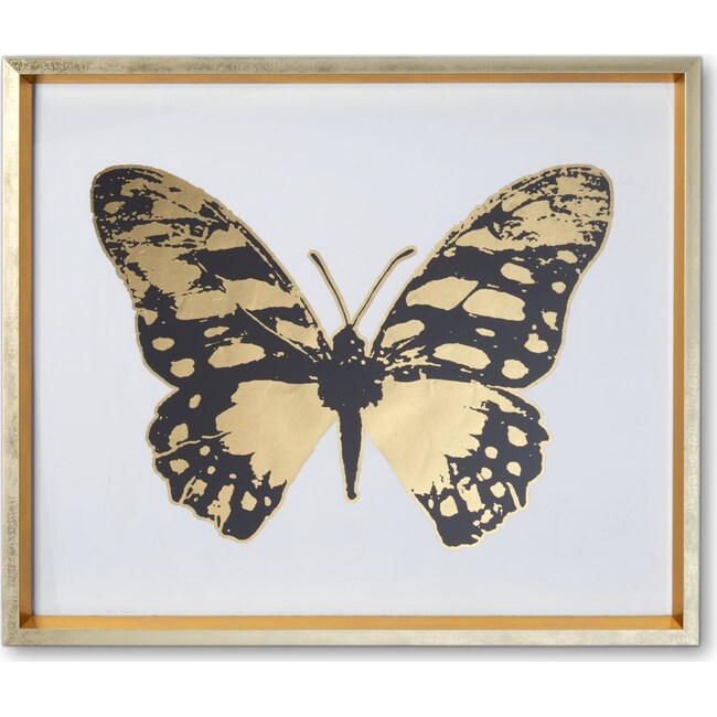 Home Accessories - Butterfly Wall Art - Black/Gold