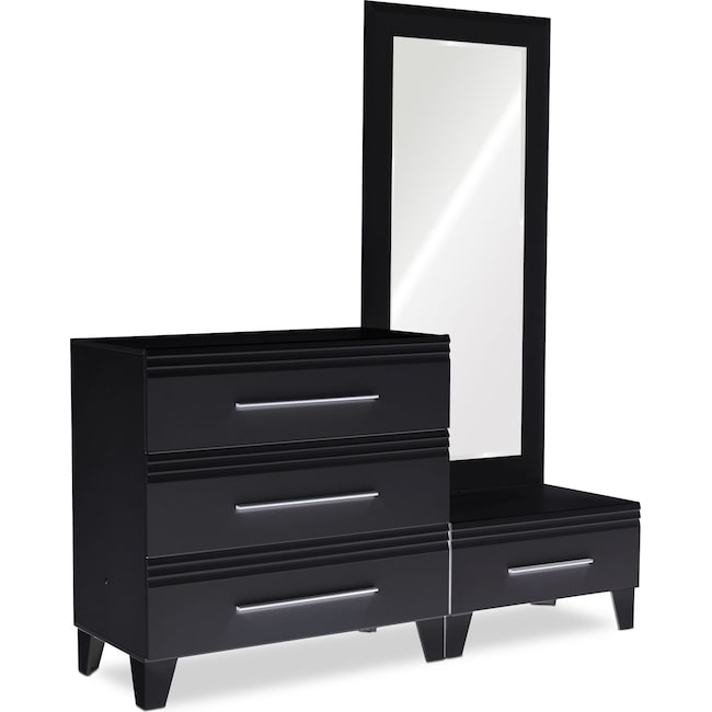 Bedroom Furniture - Allori Chest and Dressing Mirror