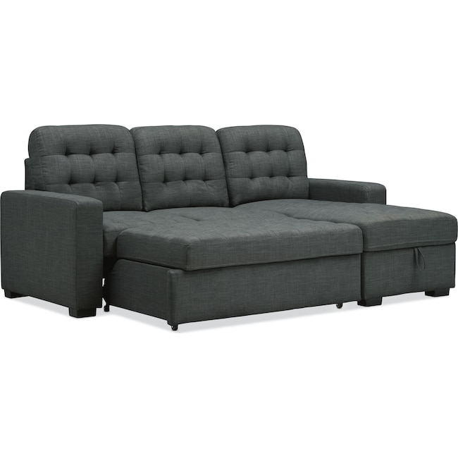 Chatman 2 Piece Sleeper Sectional With Chaise Value City