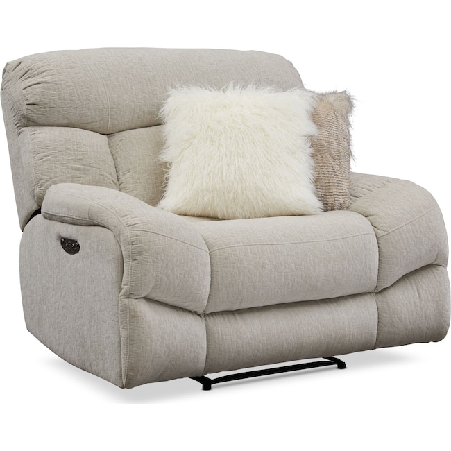 Living Room Furniture - Wave Dual-Power Recliner