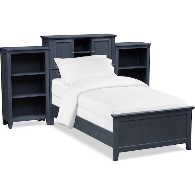 Kids Furniture - Sidney Bookcase Bed and 2 Bookcases