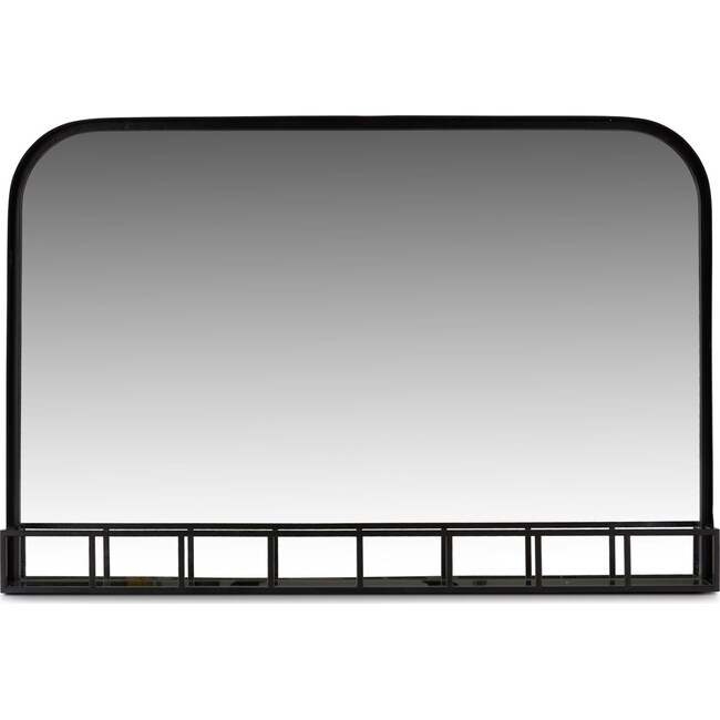 Home Accessories - Mirror with Metal Shelf
