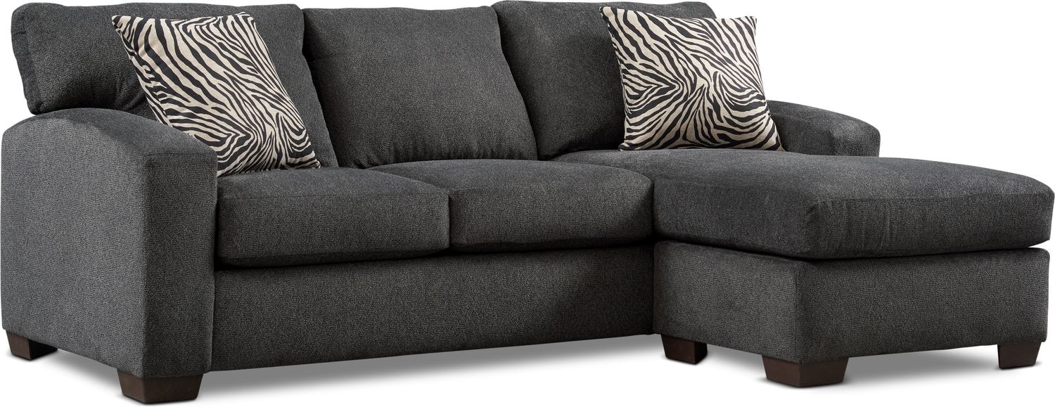 Nala 2 Piece Sectional With Chaise Value City Furniture And