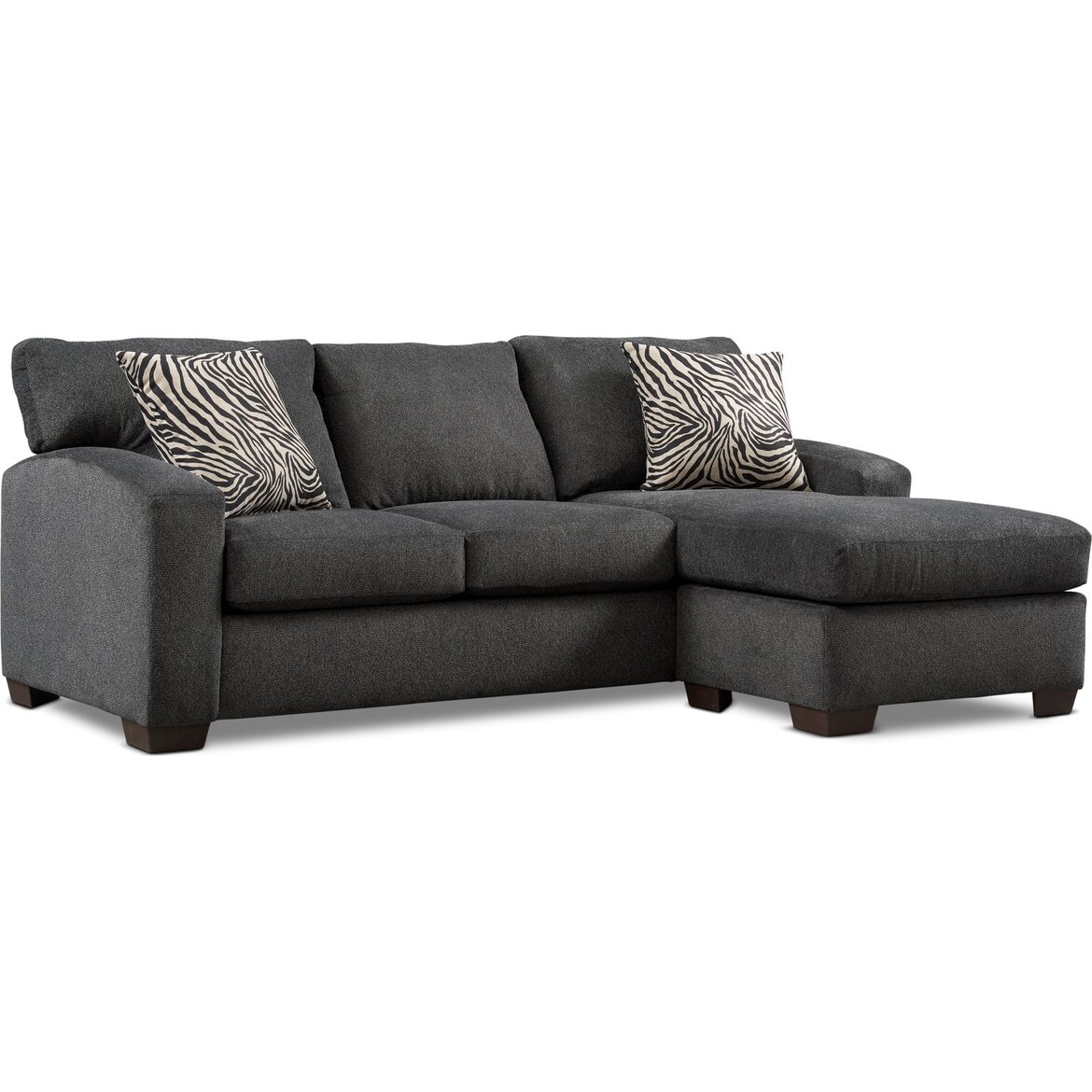 Nala 2 Piece Sectional With Chaise Value City Furniture And