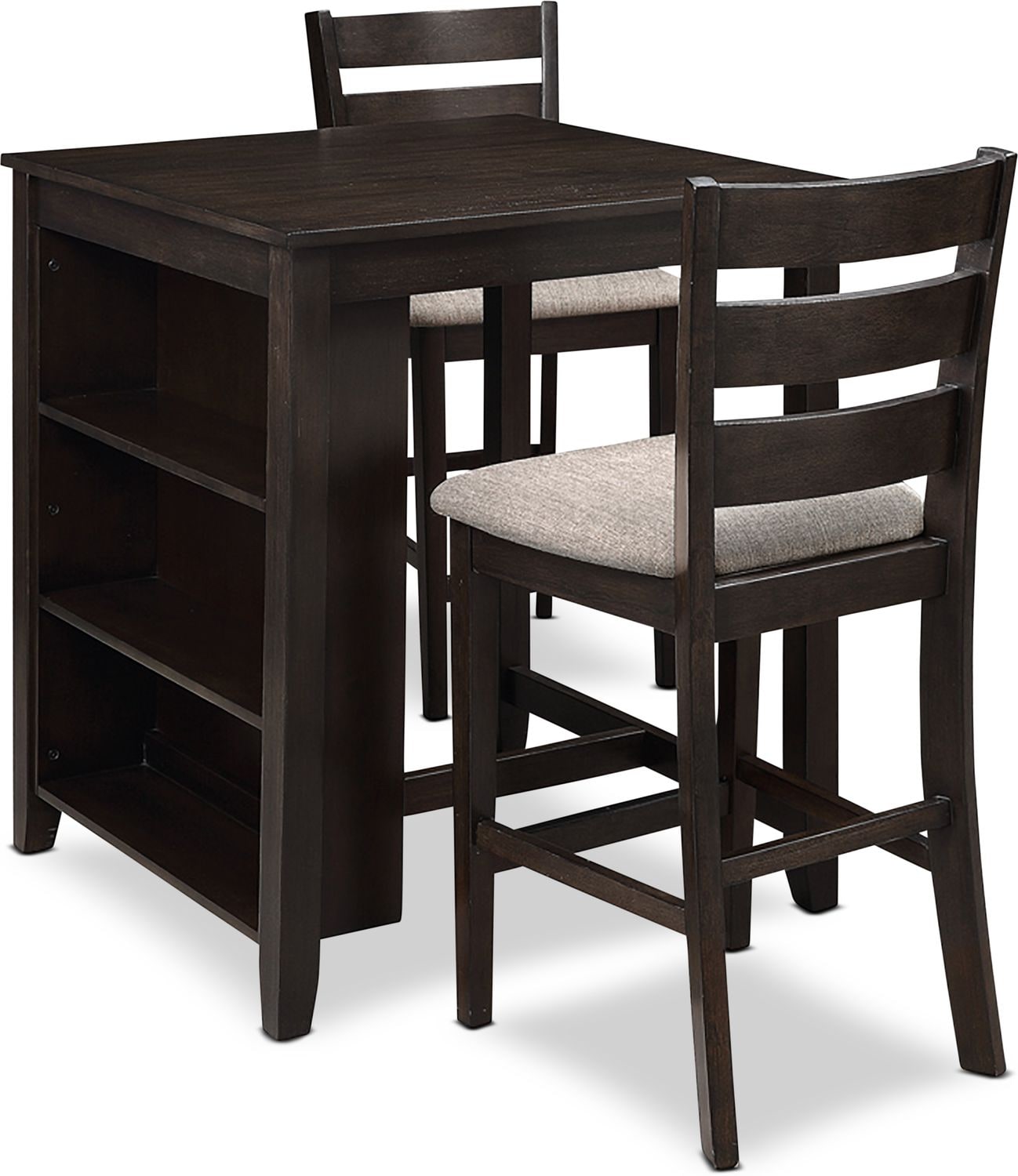 Hendricks Counter Height Table With 2 Stools Value City