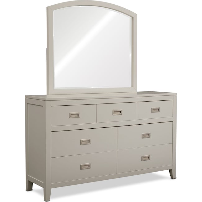 Bedroom Furniture - Emerson Dresser and Mirror