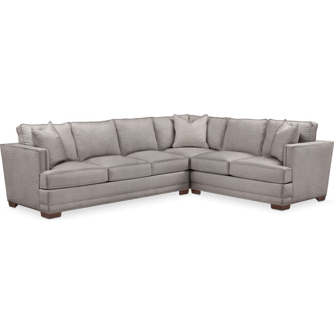 Living Room Furniture - Arden 2-Piece Large Sectional