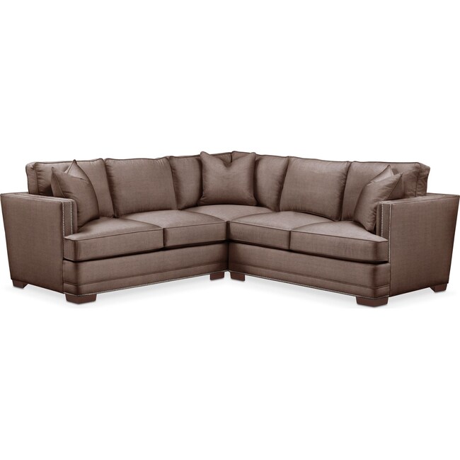 Living Room Furniture - Arden 2-Piece Small Sectional