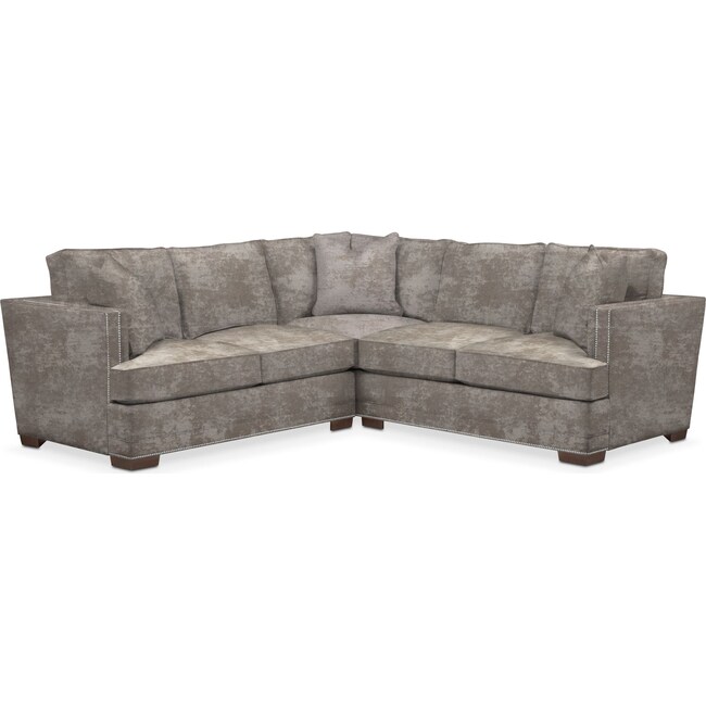 Living Room Furniture - Arden 2-Piece Small Sectional