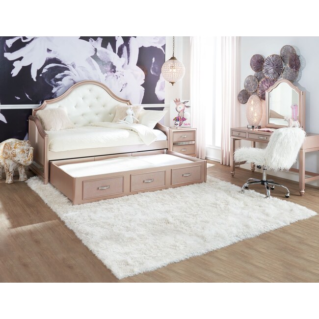 Serena Twin Trundle Daybed Value City Furniture And Mattresses