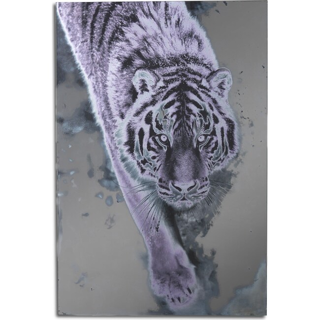 Home Accessories - Silver Tiger Wall Art