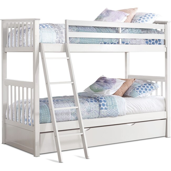Kids Furniture - Flynn Trundle Bunk Bed