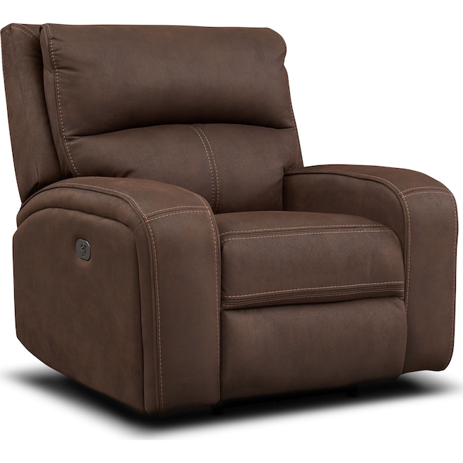 Living Room Furniture - Burke Dual-Power Recliner