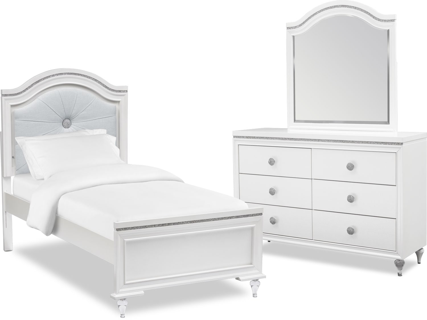 Sophia 5 Piece Bedroom Set With Dresser And Mirror Value City