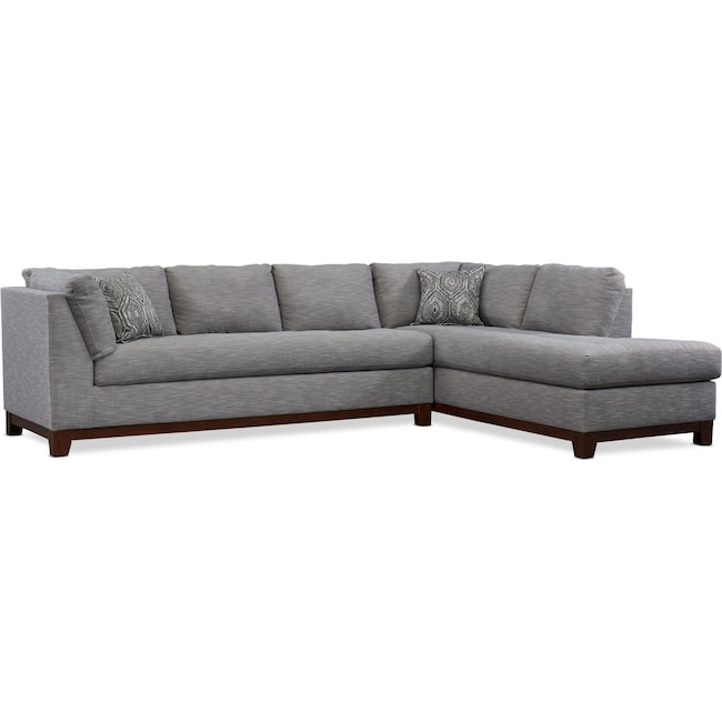 Living Room Furniture - Anderson 2-Piece Sectional with Chaise